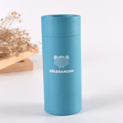 包む紫外線ペーパー管の茶Copolyester Compostableシェ包装箱