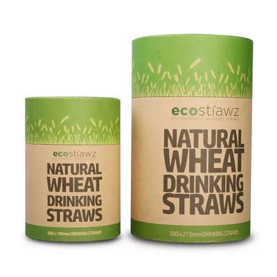 Ecoの友好的なCMYKシリンダー茶ボール紙箱を包むOEMのクラフト紙の食糧管