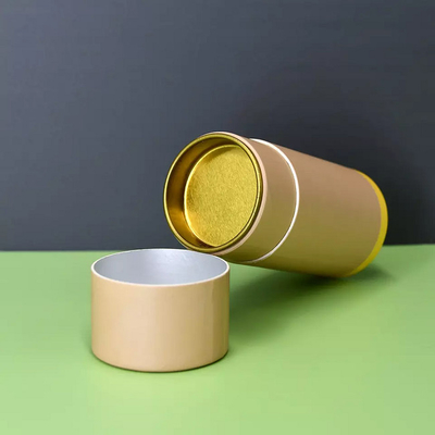 気密の茶ペーパー管の容器、化粧品シリンダー管の包装