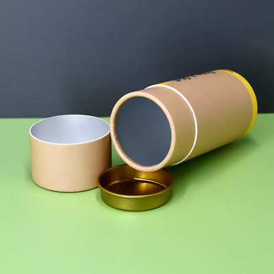 気密の茶ペーパー管の容器、化粧品シリンダー管の包装