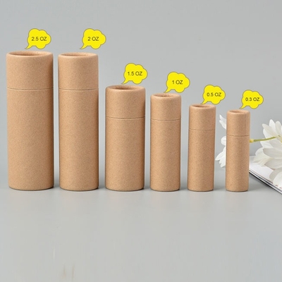 Plasticfreeの生物分解性のボール紙の筒、21mmのボール紙の筒のギフト用の箱