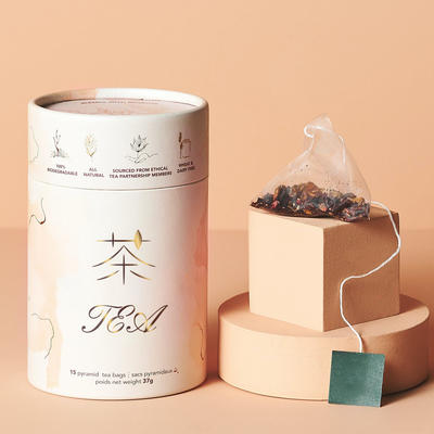 包むODMのペーパー管の茶Multiusageの茶箱のパッケージ・デザイン