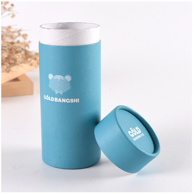 包む紫外線ペーパー管の茶Copolyester Compostableシェ包装箱