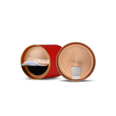 気密の食品等級のボール紙シリンダーはふたのコーヒー茶蛋白質の粉の包装の管をはがします