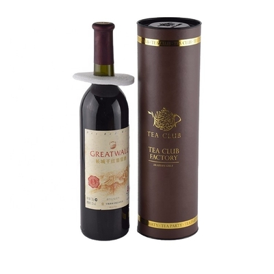 ガラス ビンの包装のためのアルコール飲料のボール紙のワインの管Hotstamping