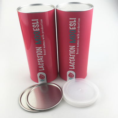 46mmのペーパー合成の缶、Antimoistureのペーパー シリンダー容器