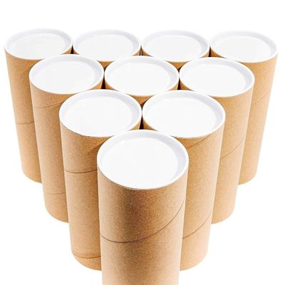 ふたの紫外線にコーティングに浮彫りになることと包む個人化されたボール紙の筒